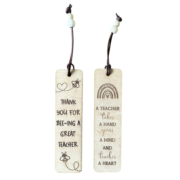 Windy Day Wood Teacher Bookmarks