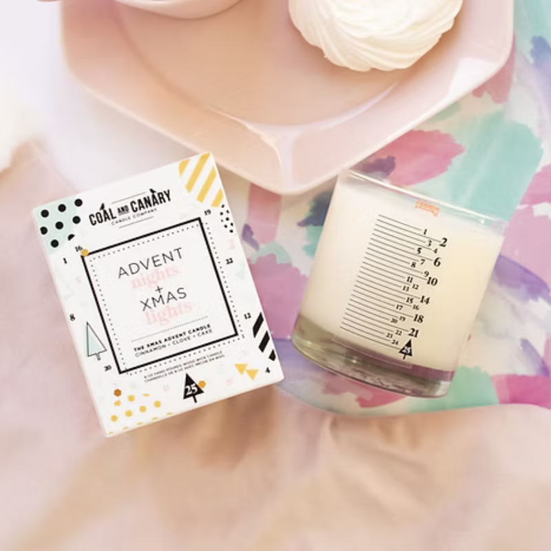 Coal and Canary Holiday Candles