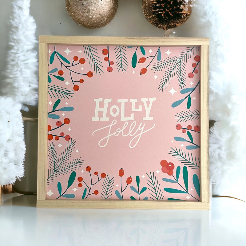 Notes in Knots Holiday Wood Sign - 8x8