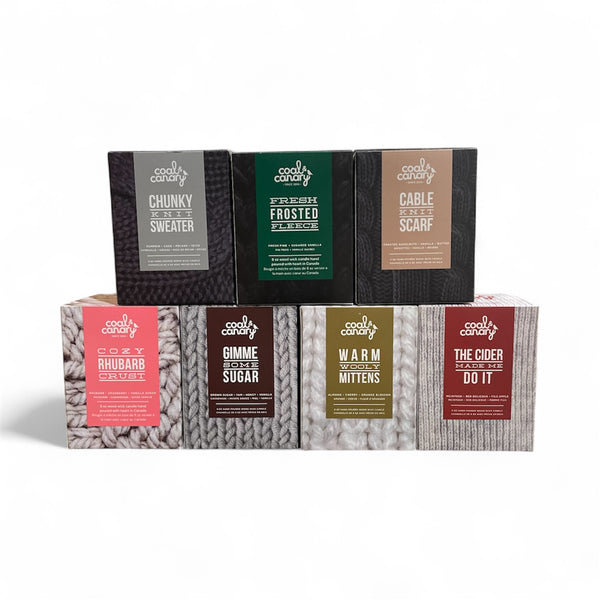 Coal and Canary Fall Candles