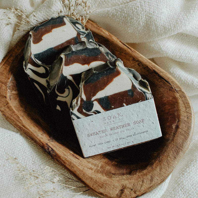 SOAK Bath Co Fall Soap Bars