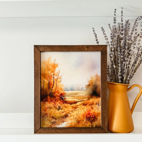Knotty Design Co Fall Framed Wood Signs