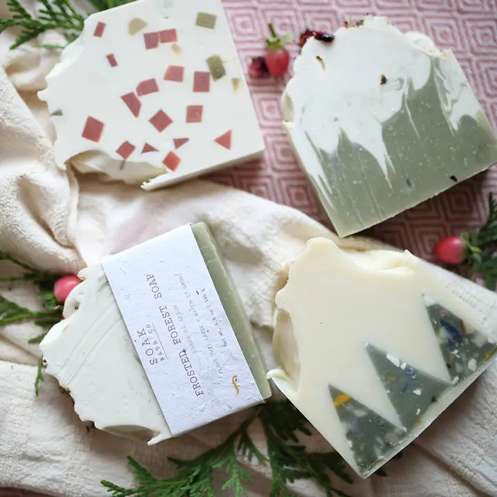 SOAK Bath Co Holiday Soap Bars