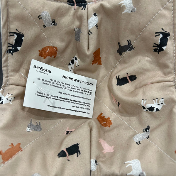 Me + You Handmades Agribition Microwave Cozy