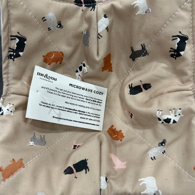 Me + You Handmades Agribition Microwave Cozy
