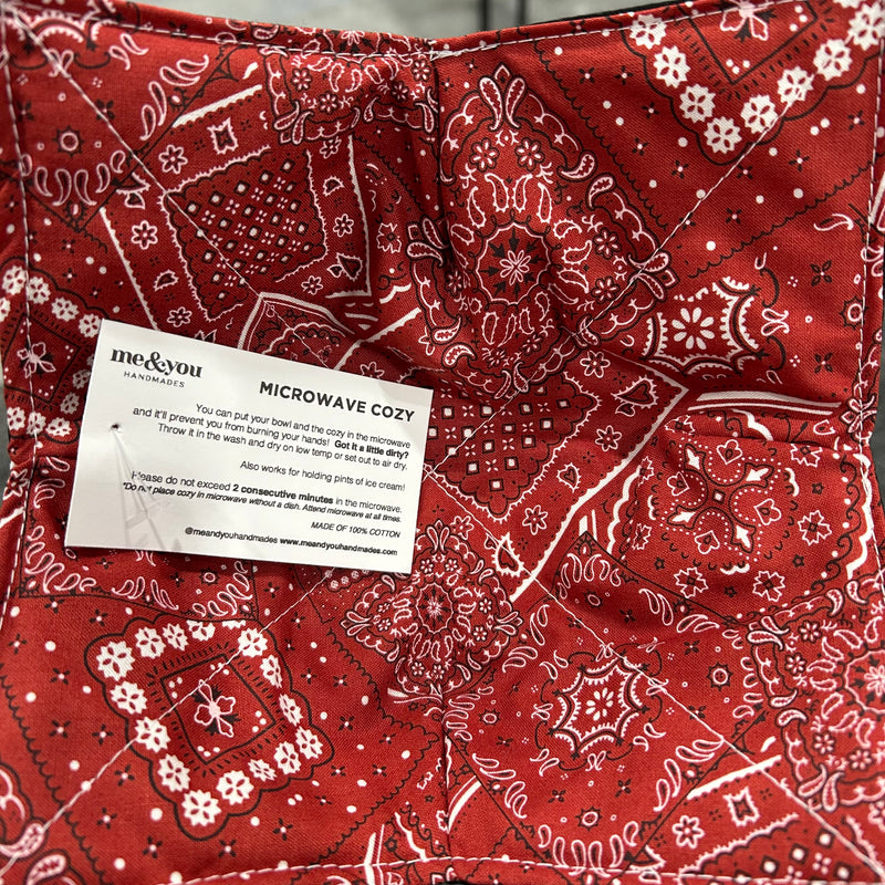 Me + You Handmades Agribition Microwave Cozy