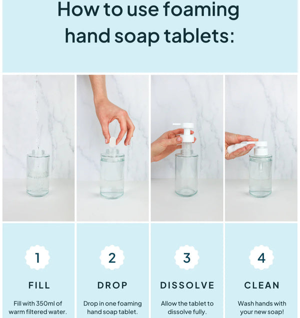 Nature Bee Clean Foaming Hand Soap Tablets