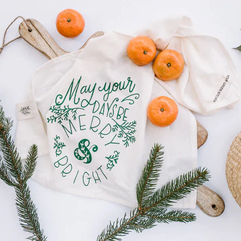 Your Green Kitchen Holiday Tea Towel