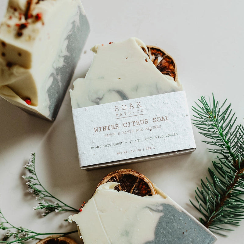 SOAK Bath Co Holiday Soap Bars