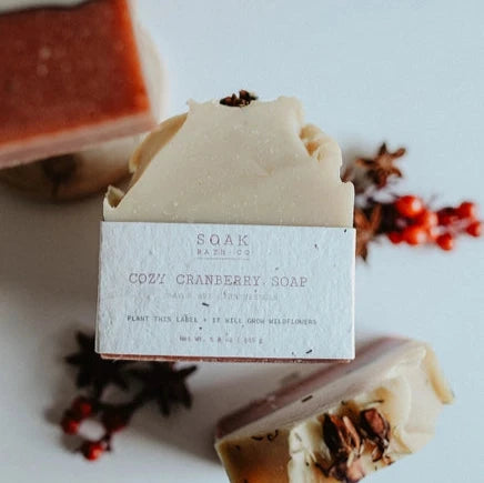 SOAK Bath Co Holiday Soap Bars