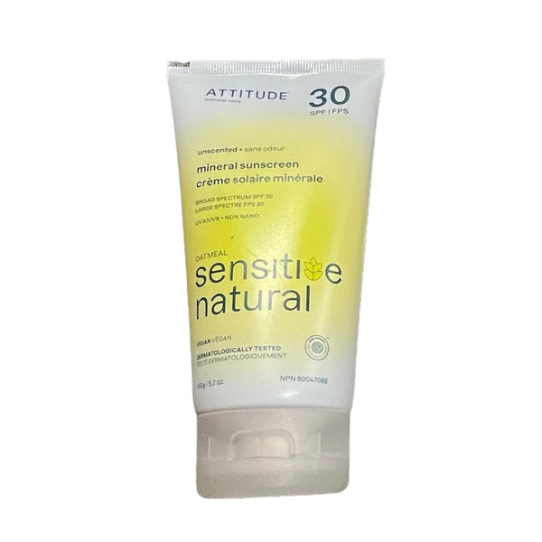 Attitude Mineral Sunscreen SPF 30 - Sensitive - The Alternative