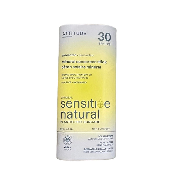 Attitude Mineral Sunscreen Stick SPF 30 - Sensitive - The Alternative