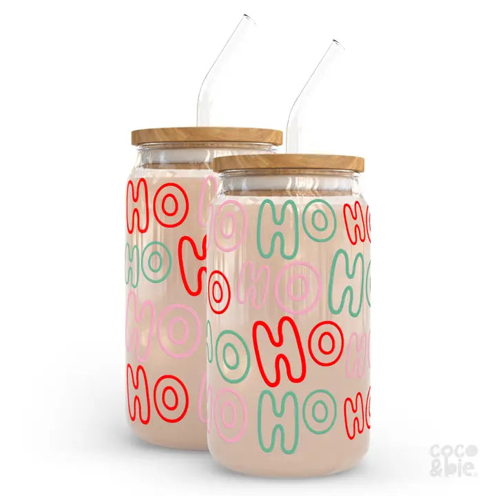 Coco+Bie Designs Holiday Glass Can