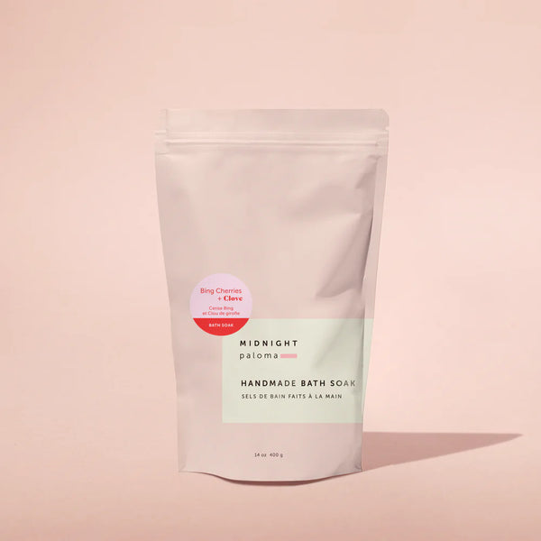 Midnight Paloma Bath Soak - Bing Cherries + Clove