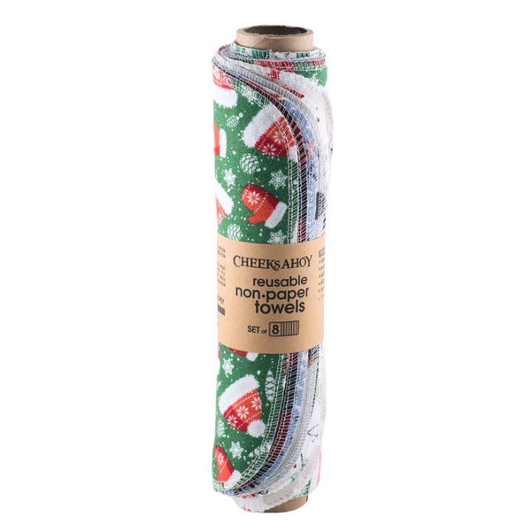 Cheeks Ahoy Holiday Unpaper Towels - Set of 8 - The Alternative