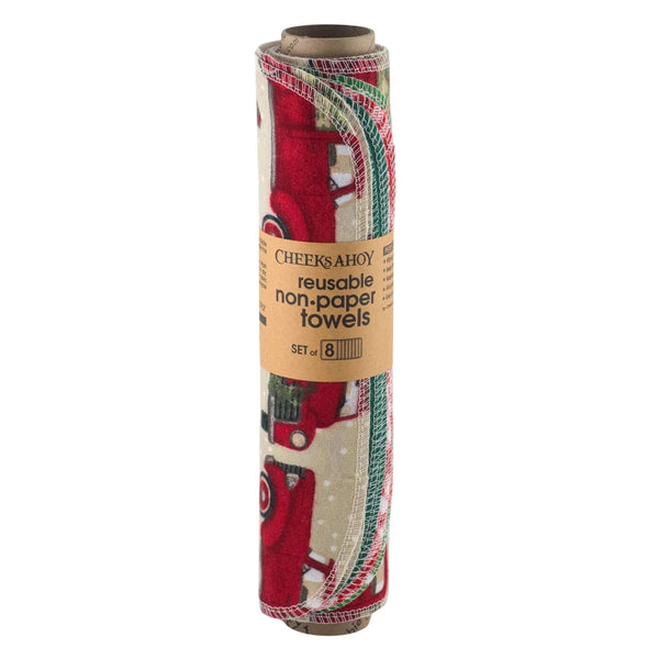 Cheeks Ahoy Holiday Unpaper Towels - Set of 8 - The Alternative