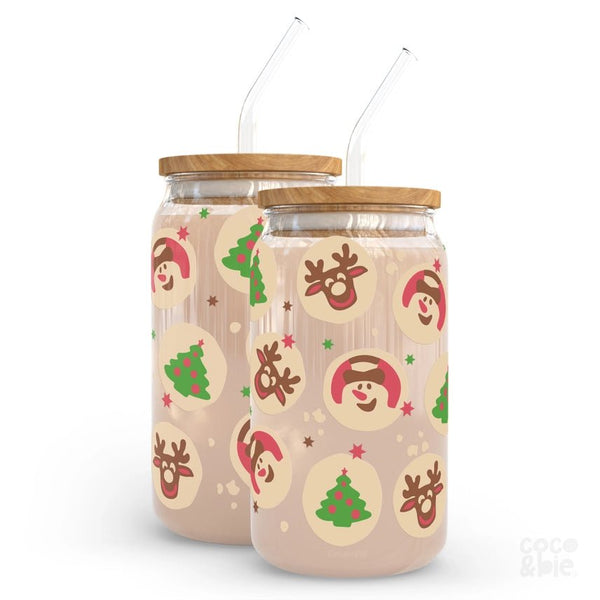 Coco+Bie Designs Holiday Glass Can - The Alternative