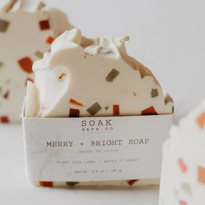 SOAK Bath Co Holiday Soap Bars