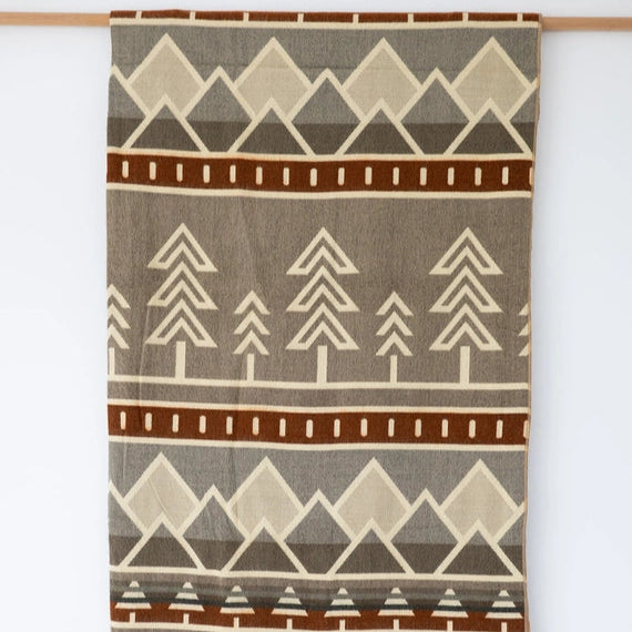 Heartprint Threads Throw Blanket