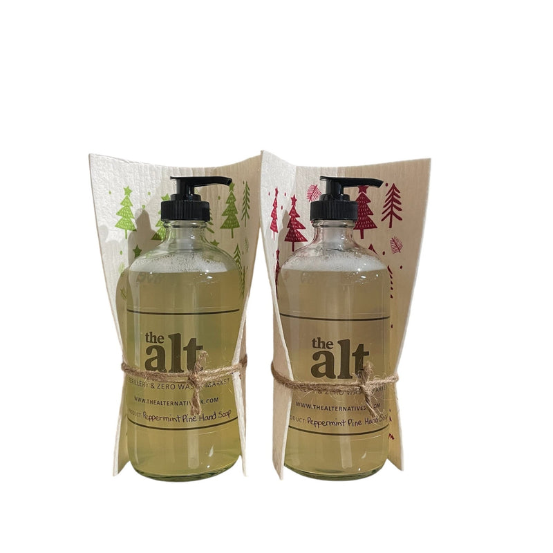 Hand Soap & Sponge Cloth Bundle - The Alternative