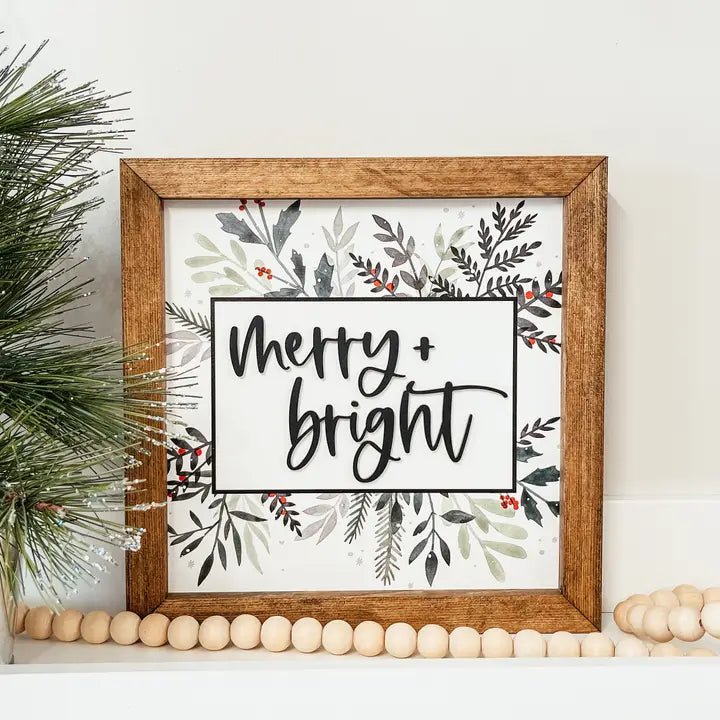 Knotty Design Co Framed Holiday Sign - The Alternative