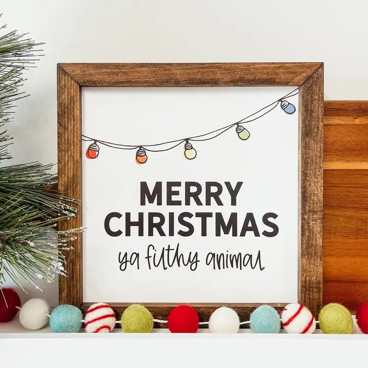 Knotty Design Co Framed Holiday Sign - The Alternative