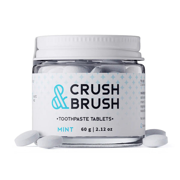 Nelson Naturals Crush & Brush Toothpaste Tablets - Mint - The Alternative