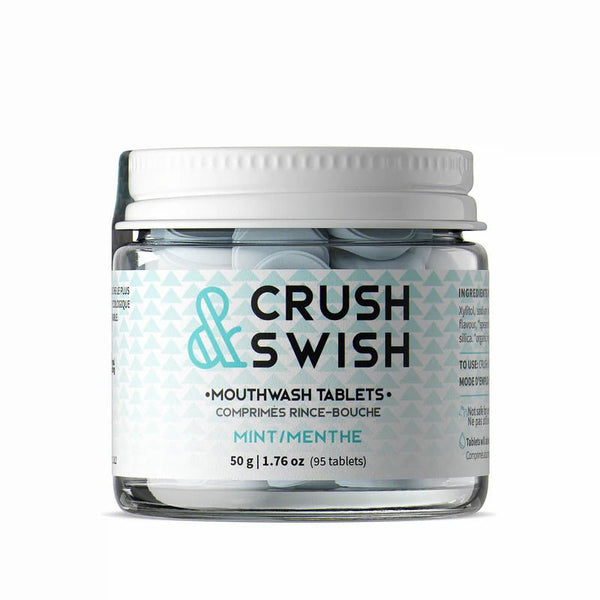 Nelson Naturals Crush & Swish Mouthwash Tablets - Mint - The Alternative