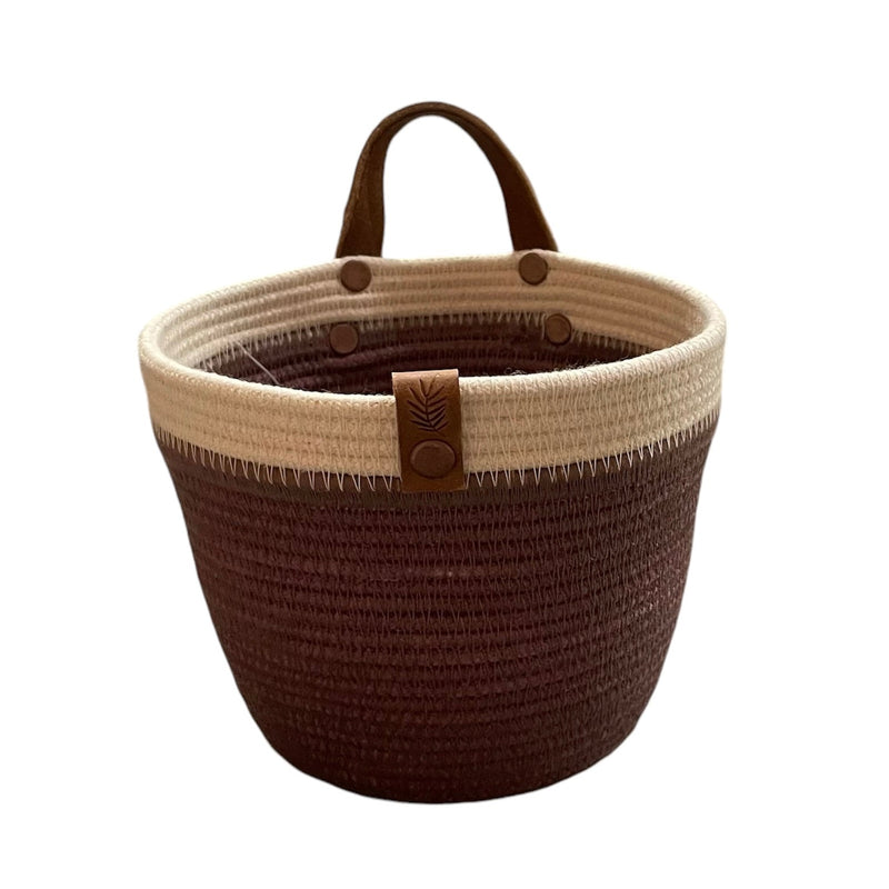 Prairieknotco Small Basket With Handle - The Alternative