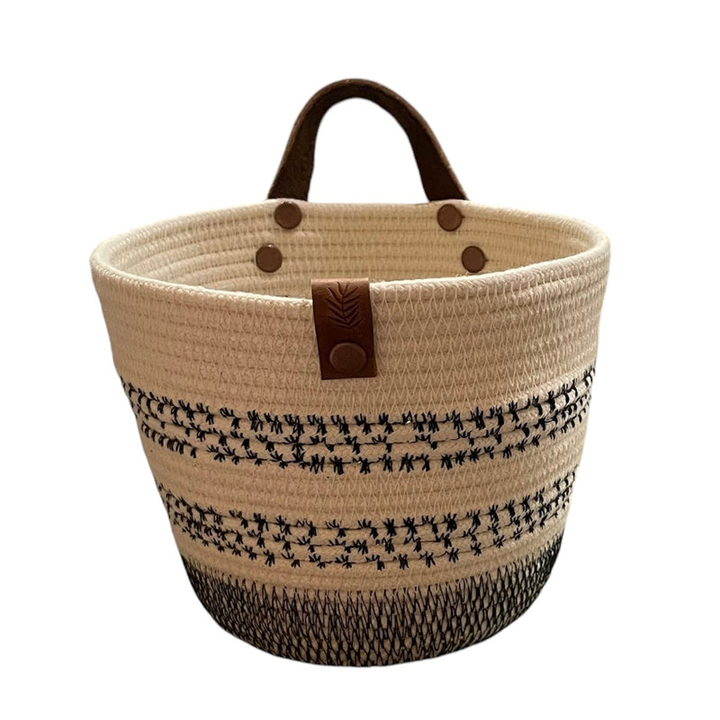 Prairieknotco Small Basket With Handle - The Alternative