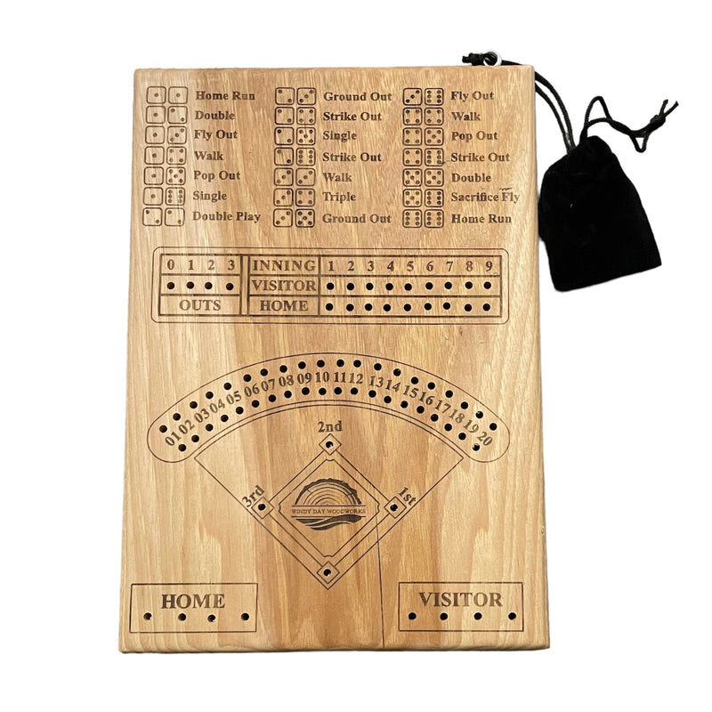 Windy Day Wood Frustration Rummy / Baseball Board Game - The Alternative