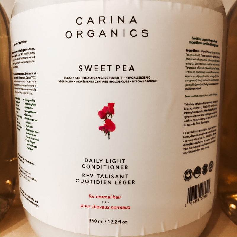 475G Carina Organics Daily Light Conditioner - Sweet Pea - The Alternative