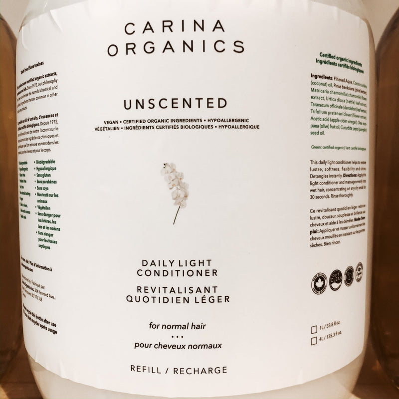 475G Carina Organics Daily Light Conditioner - Unscented - The Alternative