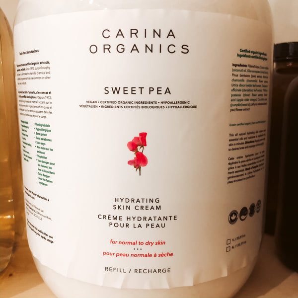 475G Carina Organics Daily Moisturizing Skin Cream - Sweet Pea - The Alternative