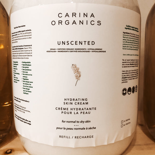 475G Carina Organics Daily Moisturizing Skin Cream - Unscented - The Alternative