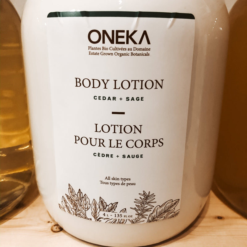 475G Oneka Body Lotion - Cedar & Sage - The Alternative