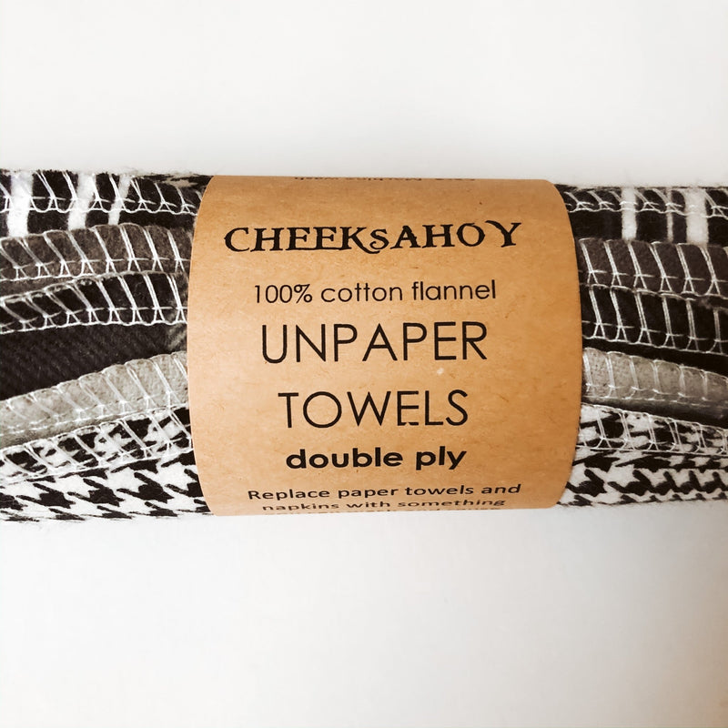 Cheeks Ahoy Double Ply Unpaper Towels - Set of 5 - The Alternative