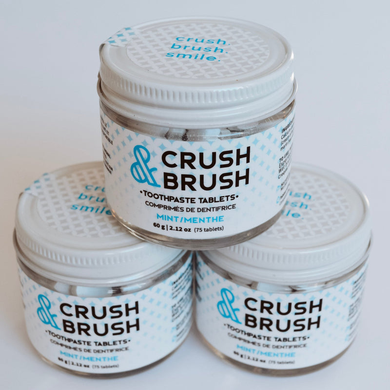 Nelson Naturals Crush & Brush Toothpaste Tablets - Mint - The Alternative
