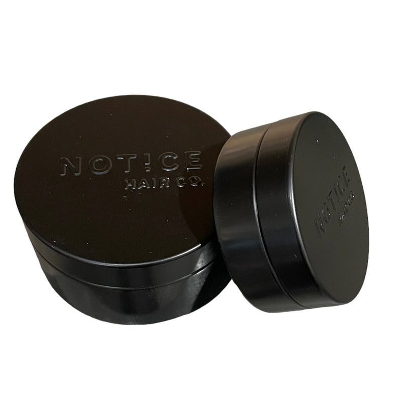 Notice Hair Co Shampoo and Conditioner Travel Tins - Black - The Alternative