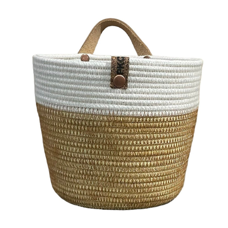 Prairieknotco Small Basket With Handle - The Alternative