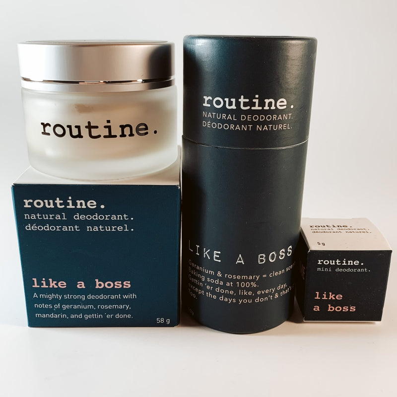 Routine Natural Deodorant - Like A Boss - The Alternative