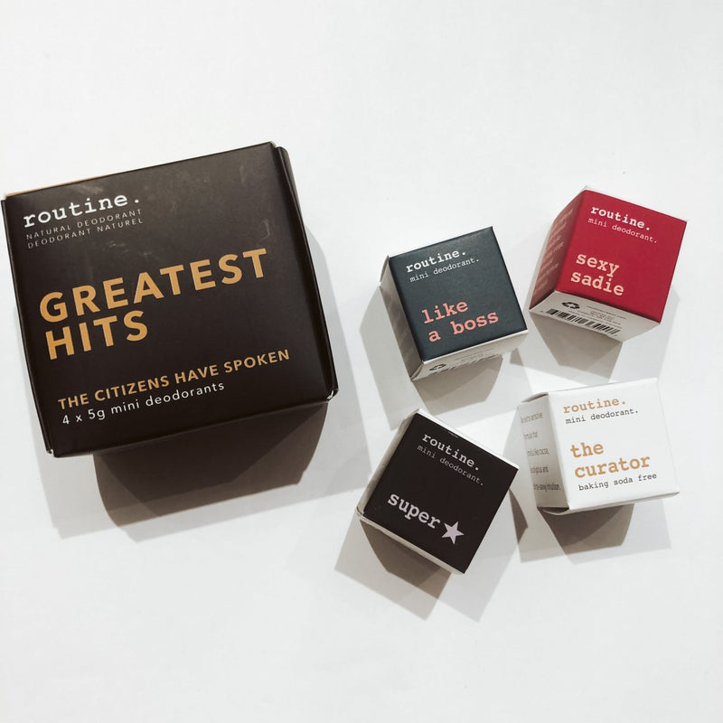 Routine Natural Deodorant Minis Kit - Greatest Hits - The Alternative