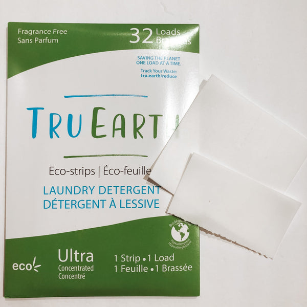 Tru Earth Laundry Detergent Strips Set of 32 - Fragrance-Free - The Alternative